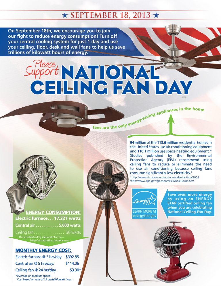 National Ceiling Fan Day! Fanimation